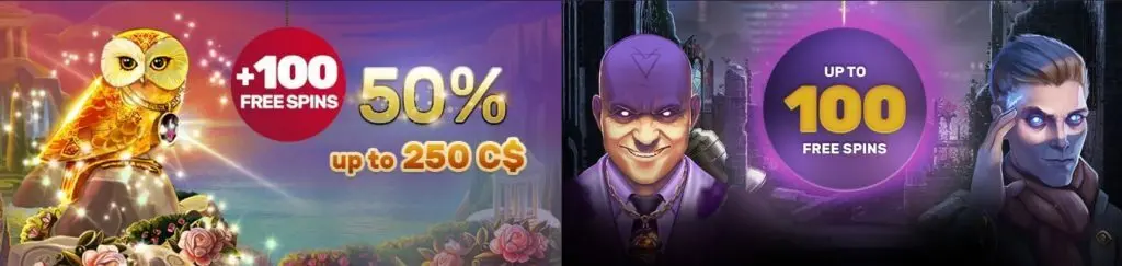 Two free spins bonuses from PlayAmo Casino