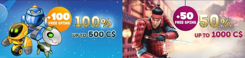Two free spins promotions from Playamo Casino 